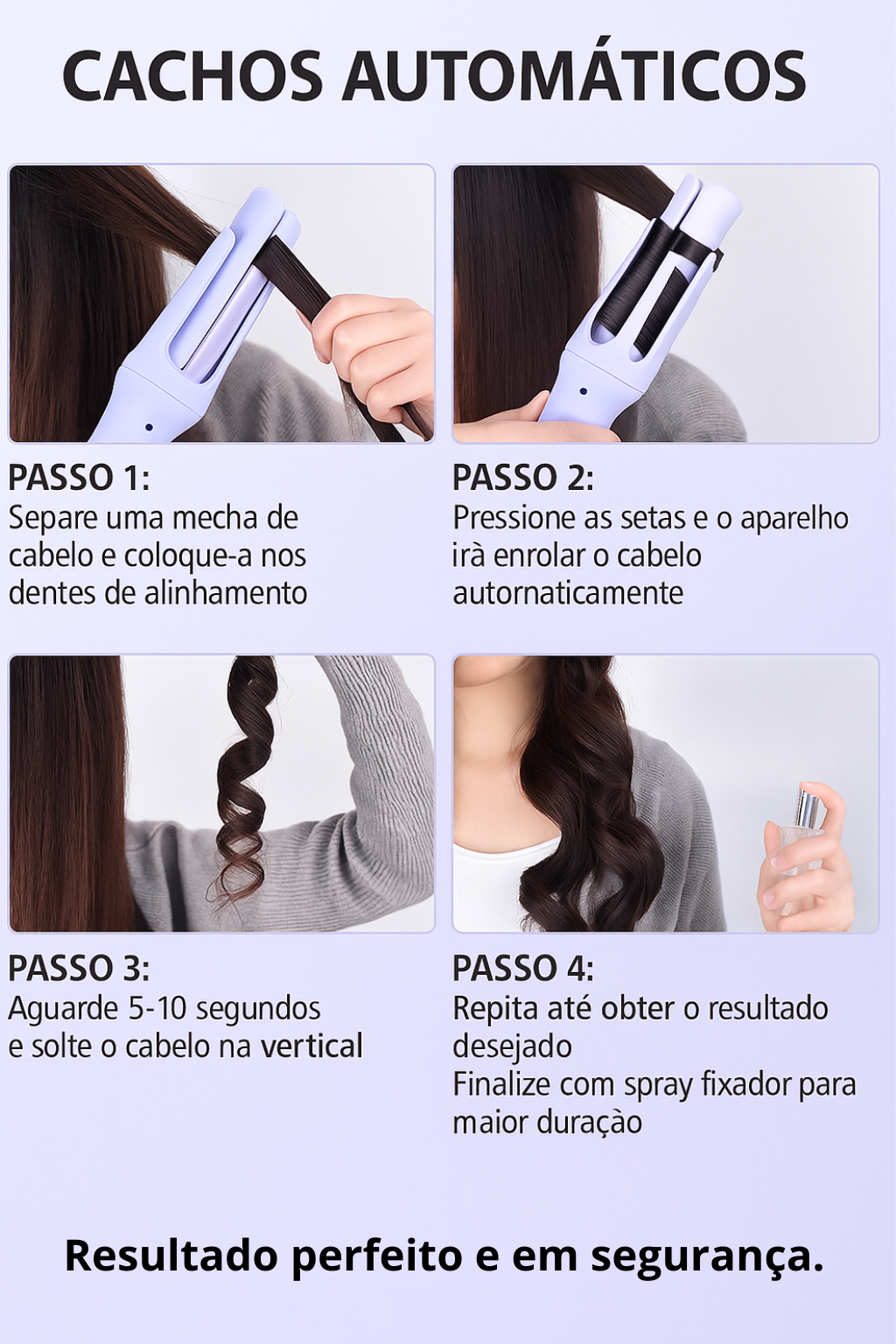 COMBINAÇÃO PARA CARACÓIS PERFEITOS