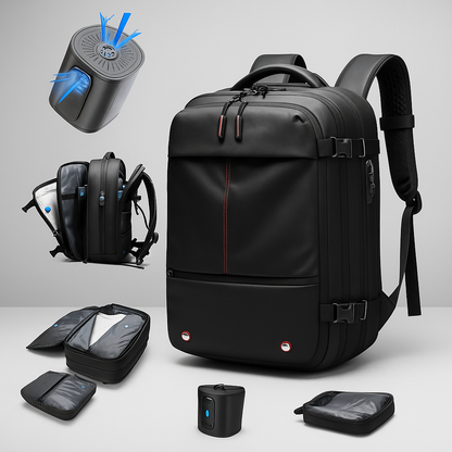 MOCHILA COM SISTEMA DE COMPRESSÃO