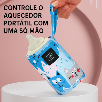 AQUECEDOR DE BIBERÕES USB PORTÁTIL