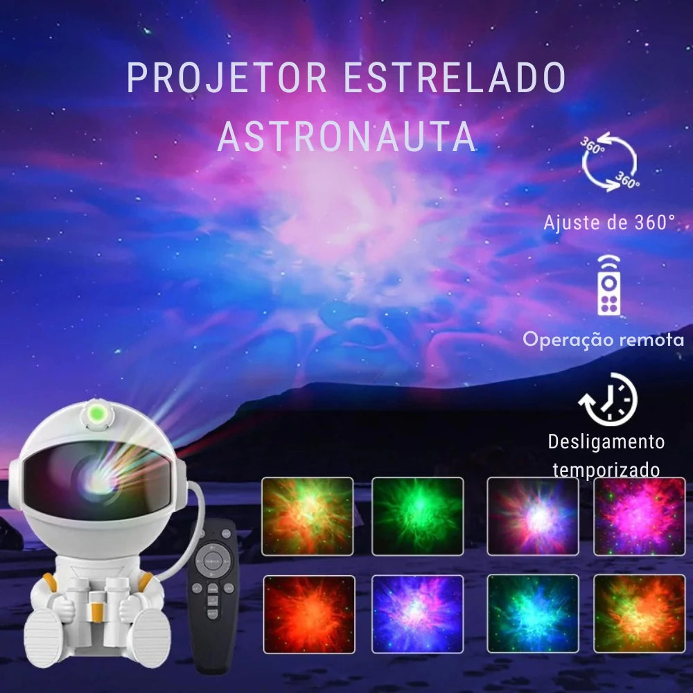 PROJETOR ASTRONAUTA LED
