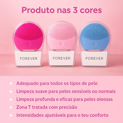 ESCOVA FACIAL ELÉTRICA DE SILICONE