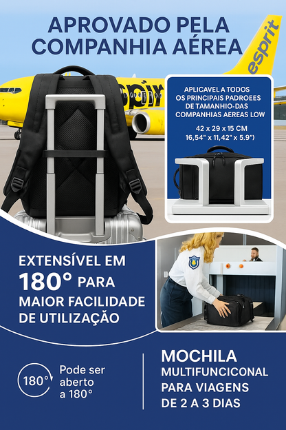 MOCHILA COM SISTEMA DE COMPRESSÃO