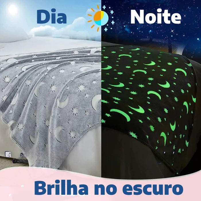 MANTA QUE BRILHA NO ESCURO
